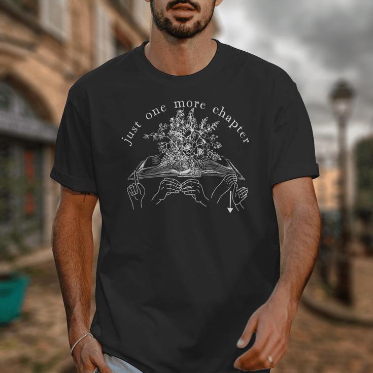 Just One More Chapter Deaf ASL Reading Book Librarian Unisex T-Shirt
