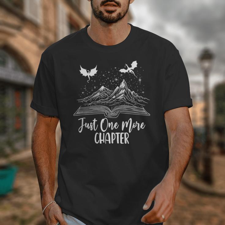 Just One More Chapter Romantasy Dragon Fantasy Romance Book Unisex T-Shirt Just One More Chapter Romantasy Dragon Fantasy Romance Book Unisex T-Shirt