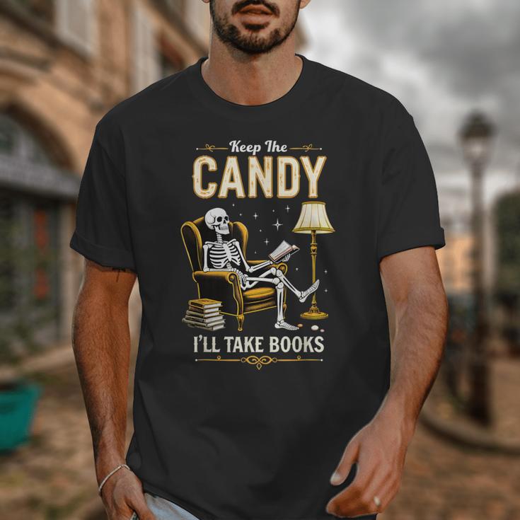 Keep The Candy I'Ll Take Books Halloween Unisex T-Shirt