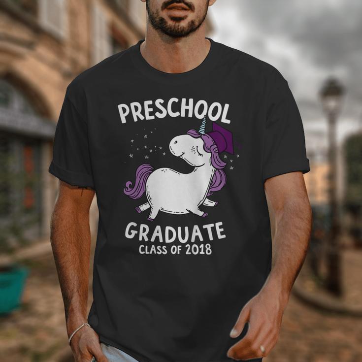 Kids Class Of 2018 Unicorn Preschool Graduation For Girls Unisex T-Shirt