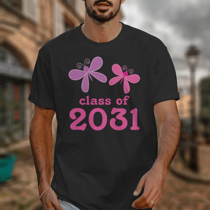 Kids Class Of 2031 Kindergarten Girls Graduation T-Shirt Unisex T-Shirt