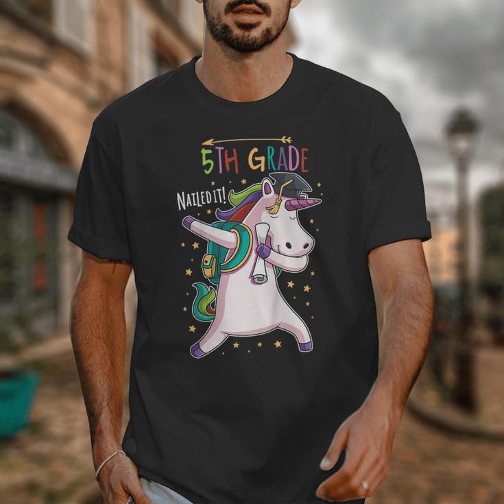 Kids Dabbing Unicorn Graduation 5th Grade Class Of 2019 Unisex T-Shirt
