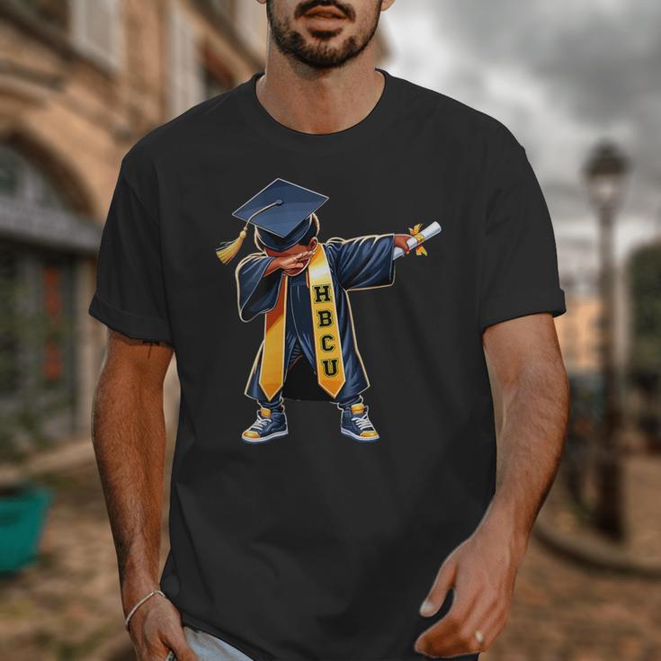 Kids HBCU Boys Grad Dabbing Graduation Unisex T-Shirt
