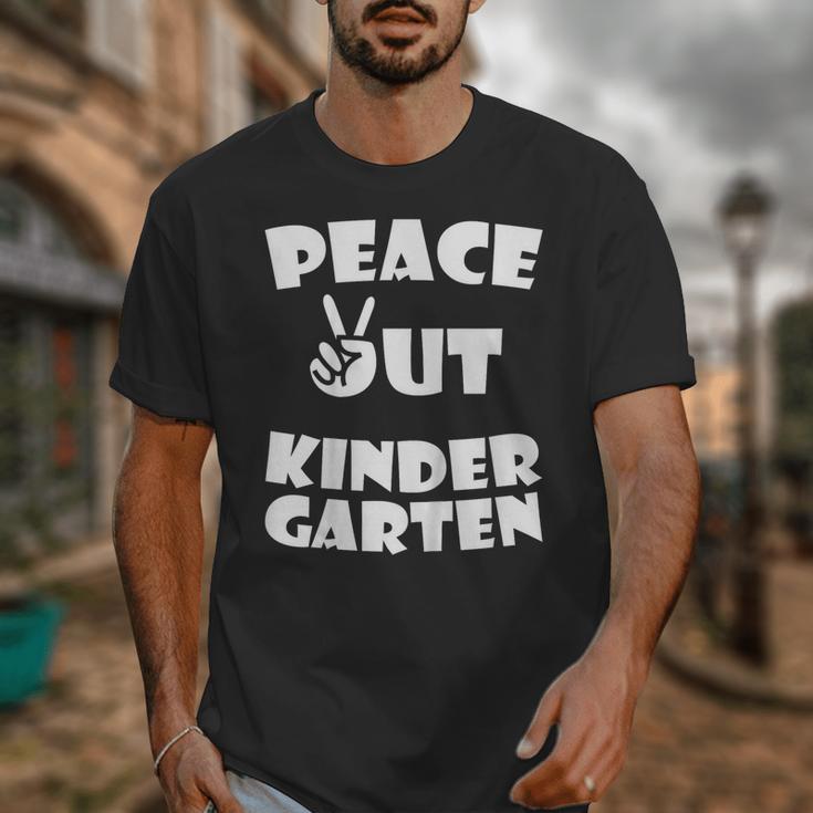 Kids Peace Out Kindergarten For Graduation Unisex T-Shirt