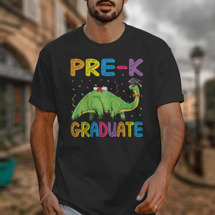 Kids Pre-K Graduate Brontosaurus Dino Pre Kindergarten Graduation Unisex T-Shirt