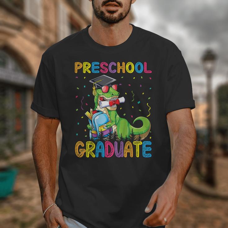 Kids Preschool Graduate T-Rex Dinosaur Preschool Graduation Unisex T-Shirt