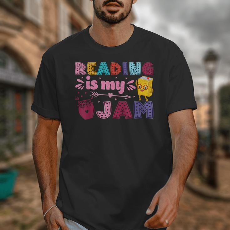 Kids Reading Book Lover Reading Is My Jam Unisex T-Shirt