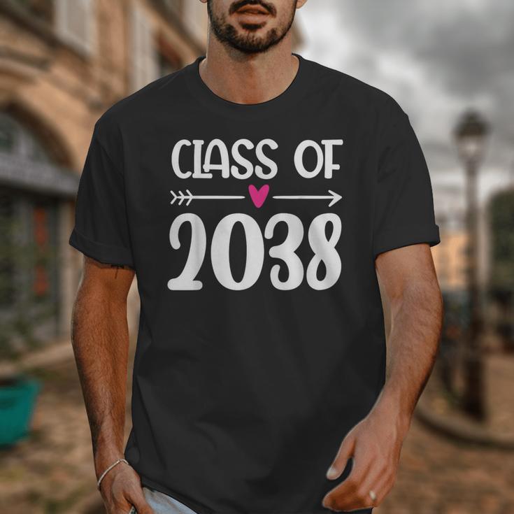 Kindergarten Class Of 2038 First Day School Graduation Girls Unisex T-Shirt
