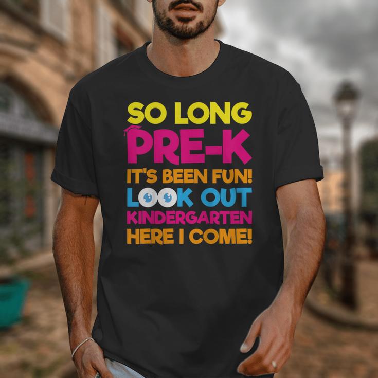 Last Day Pre-K Kindergarten Here I Come Graduation T-Shirt Unisex T-Shirt