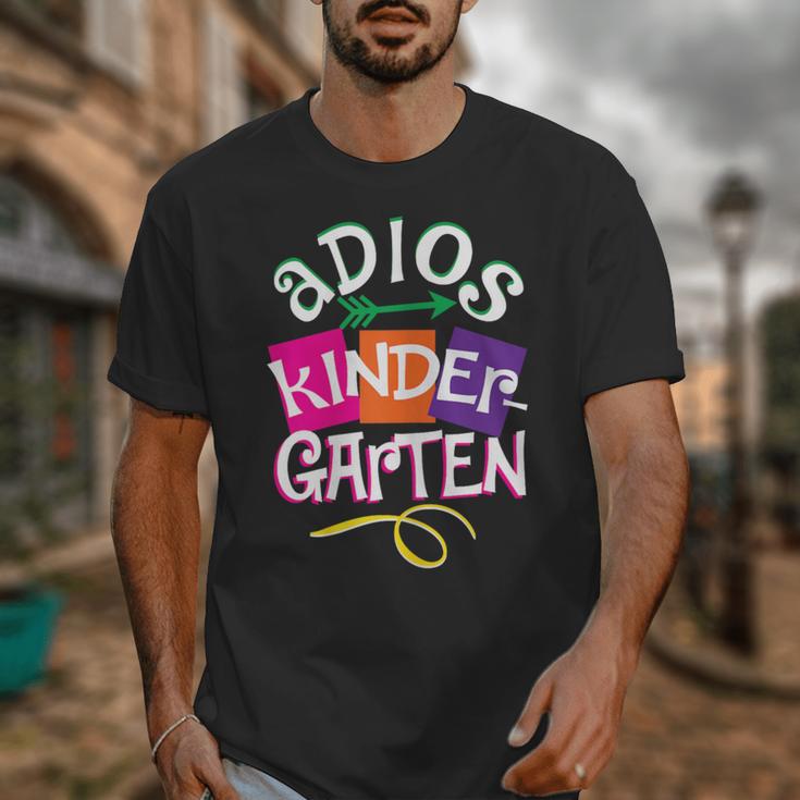 Last Day Of School Adios Kindergarten Graduation Kids Girls Unisex T-Shirt