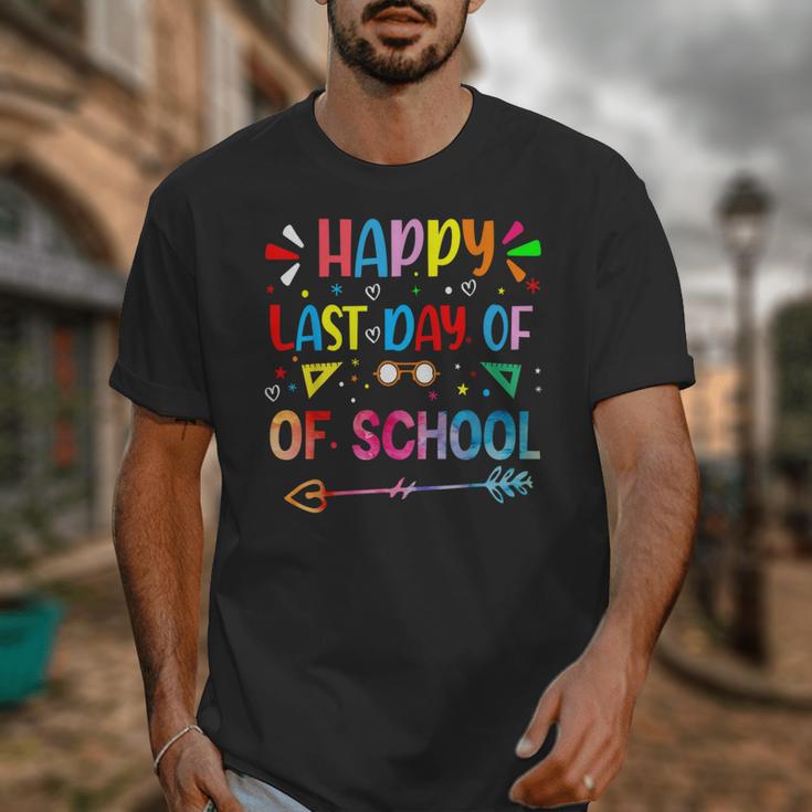 Last Day Of School Tie Dye School Graduation Summer Teacher Unisex T-Shirt