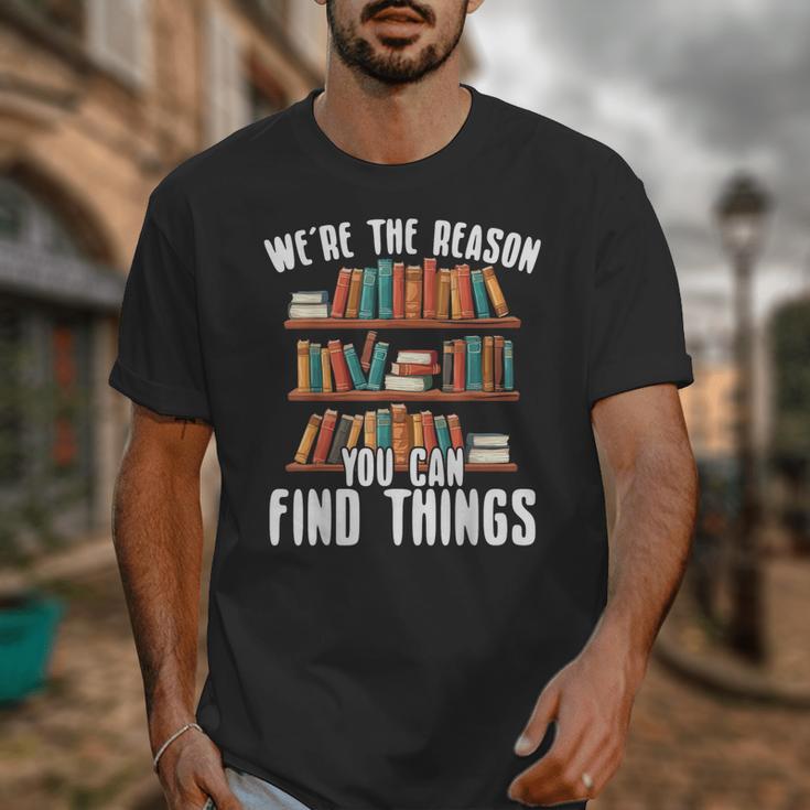 Librarian Reading Books Lover Library Unisex T-Shirt