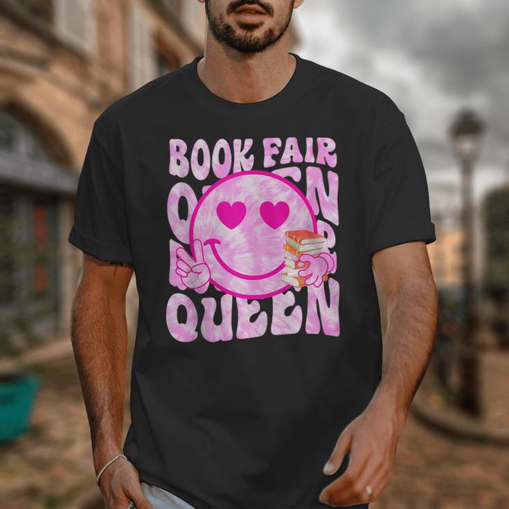 Library Book Fair Queen Vibe Groovy Tie Dye School Reading Unisex T-Shirt Library Book Fair Queen Vibe Groovy Tie Dye School Reading Unisex T-Shirt