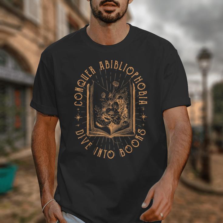 Literature Bookworm Abibliophobia Bookish Unisex T-Shirt
