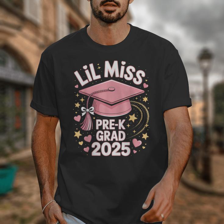 Little Miss Pre-K Grad 2025 Preschool Graduation Girls Kids Unisex T-Shirt