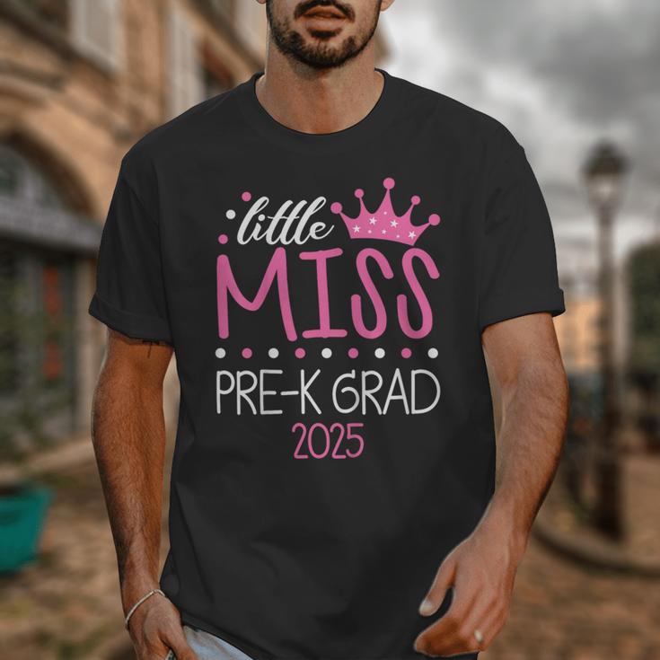 Little Miss Pre-K Grad Preschool Prek Graduation 2025 Unisex T-Shirt