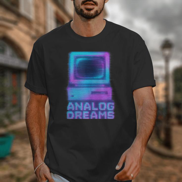Lofi Reverie Analog Dreams Pixel 90s Desktop VHS Nostalgia Unisex T-Shirt