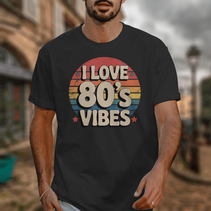 I Love 80’s Vibes Retro 80s Style Vintage Sunset Nostalgia Unisex T-Shirt