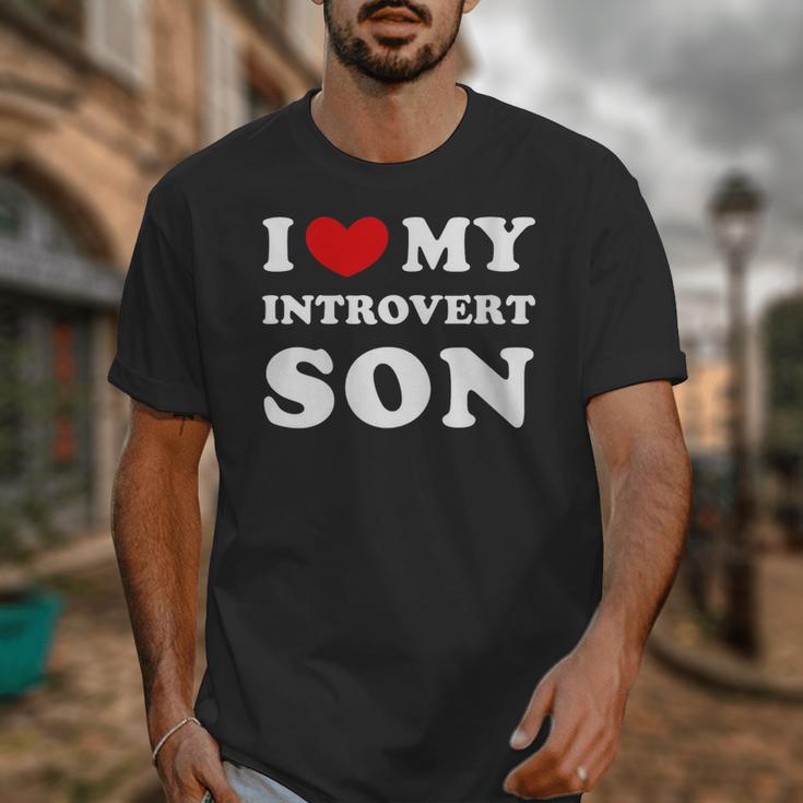 I Love My Introvert Son I Heart My Introvert Son Unisex T-Shirt