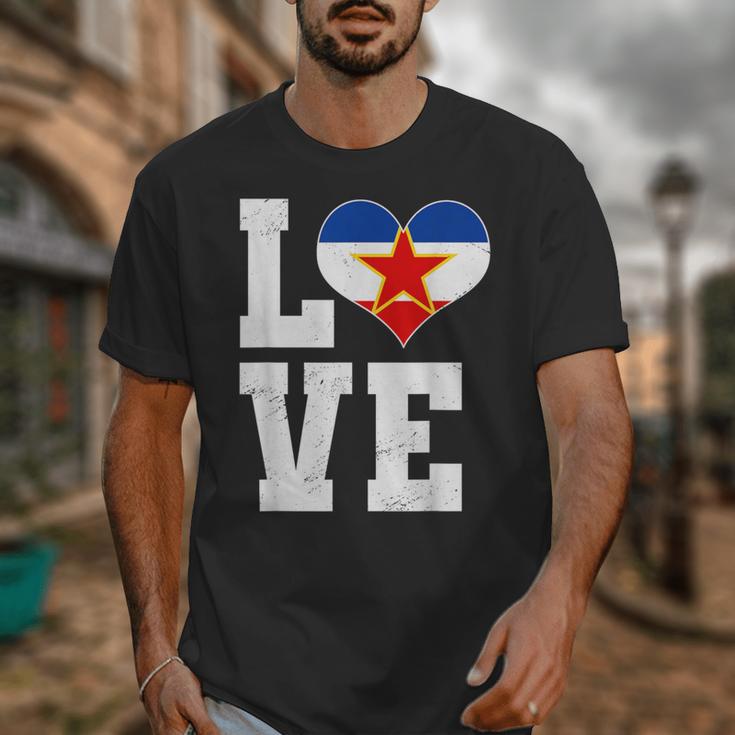 Love Yugoslavia Proud Yugoslav Nostalgia Unisex T-Shirt Love Yugoslavia Proud Yugoslav Nostalgia Unisex T-Shirt