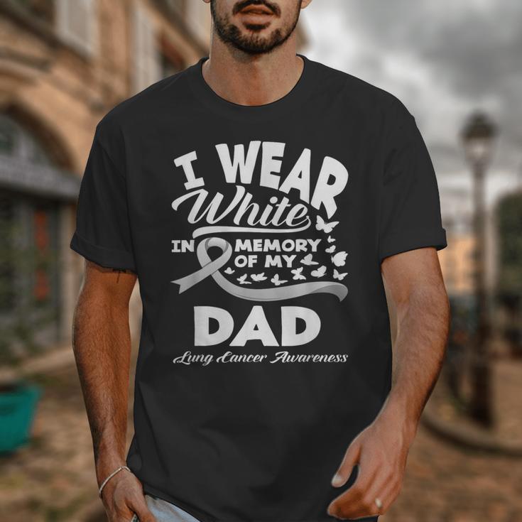 Lung Cancer Awareness I Wear In Memory Of My Dad Unisex T-Shirt Lung Cancer Awareness I Wear In Memory Of My Dad Unisex T-Shirt