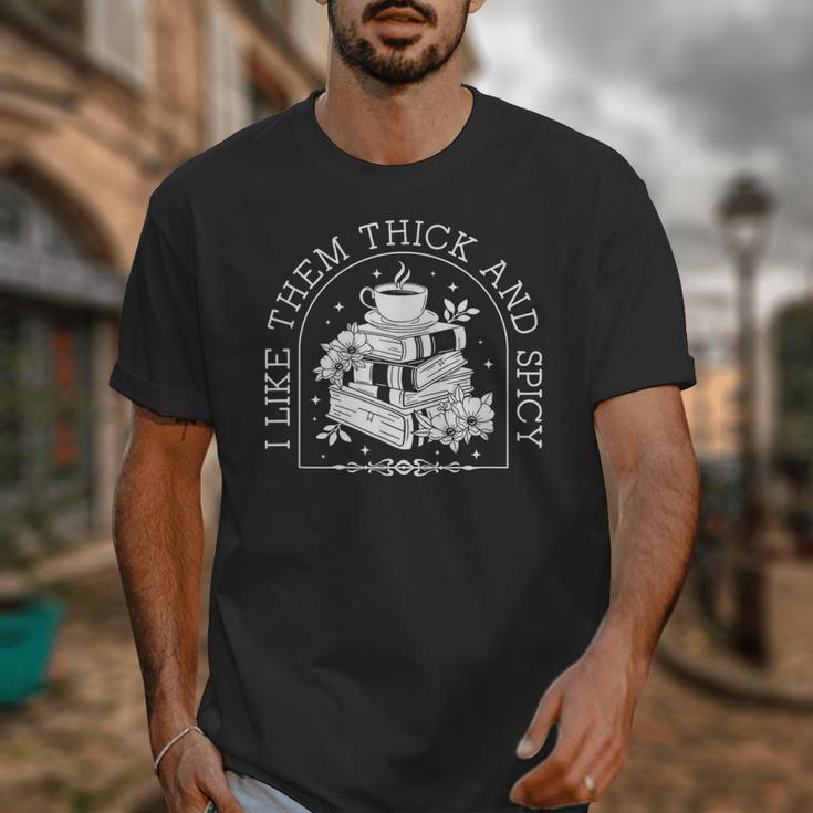 I Like Them Thick And Spicy Smut Book Reader Unisex T-Shirt I Like Them Thick And Spicy Smut Book Reader Unisex T-Shirt