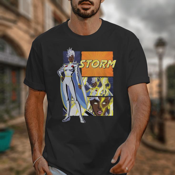 Marvel X-Men '97 Storm Vintage Classic Comic Book Panels Unisex T-Shirt