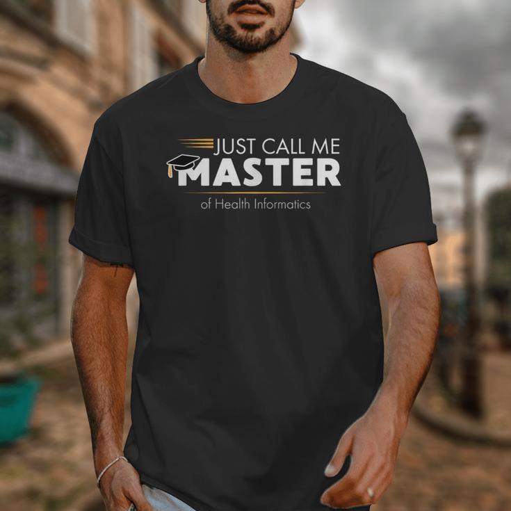 Master Of Health Informatics Shirt Graduation Unisex T-Shirt