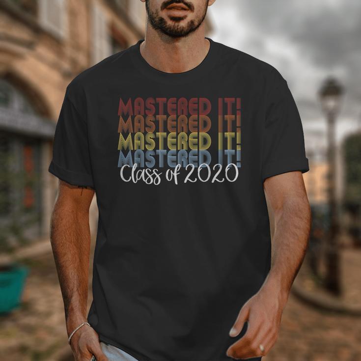 Mastered It 2020 Masters Degree Graduation For Him Her Unisex T-Shirt