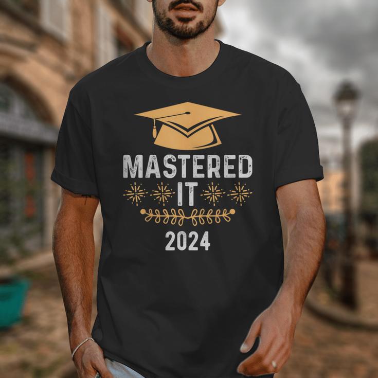 Mastered It 2024 Masters Degree Graduation Graduate Mba Unisex T-Shirt