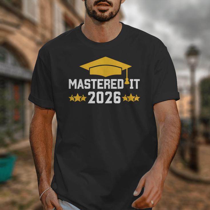 Masters Degree Graduation Mastered It Class Of 2026 Graduate Unisex T-Shirt
