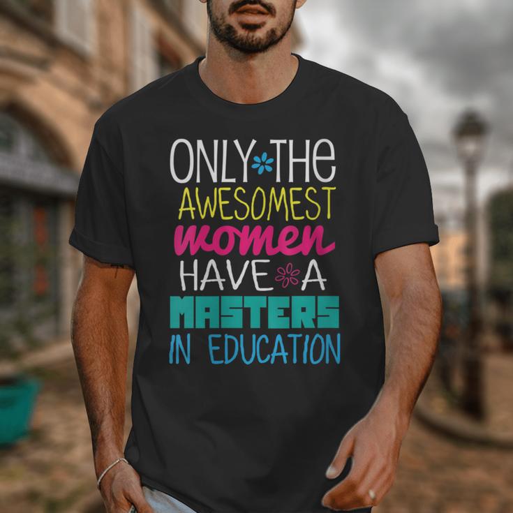 Masters In Education Degree Graduation Women MeD Unisex T-Shirt