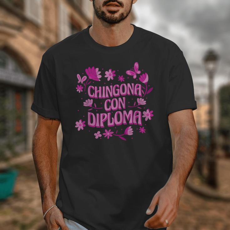 Masters Graduation Educated Latina Chingona Con Diploma Unisex T-Shirt