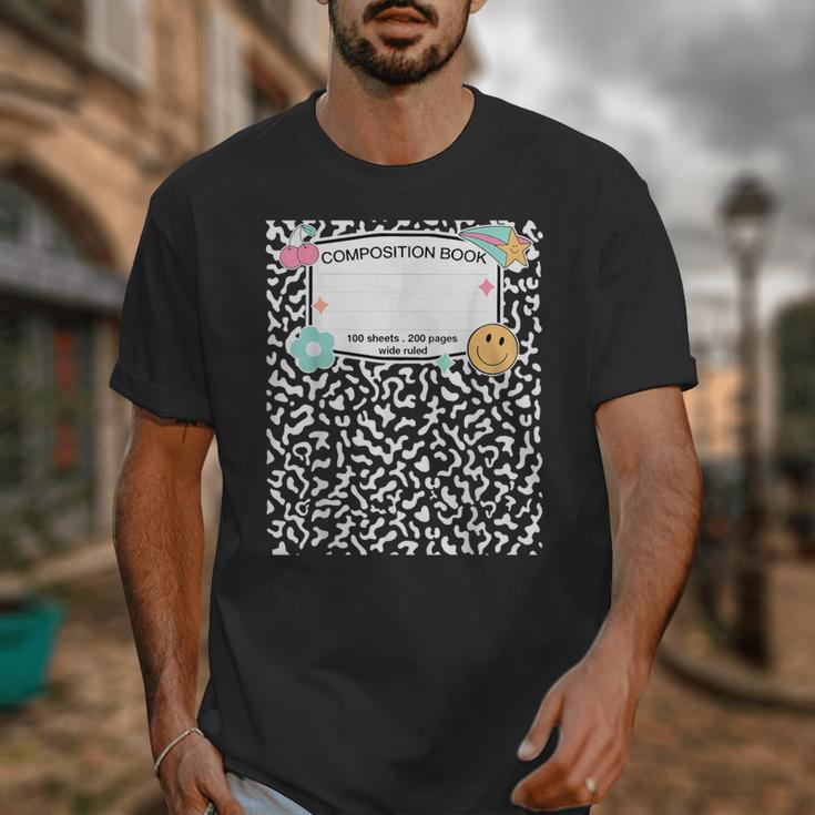 Matching Group Halloween Teacher Composition Book Notebook Unisex T-Shirt Matching Group Halloween Teacher Composition Book Notebook Unisex T-Shirt