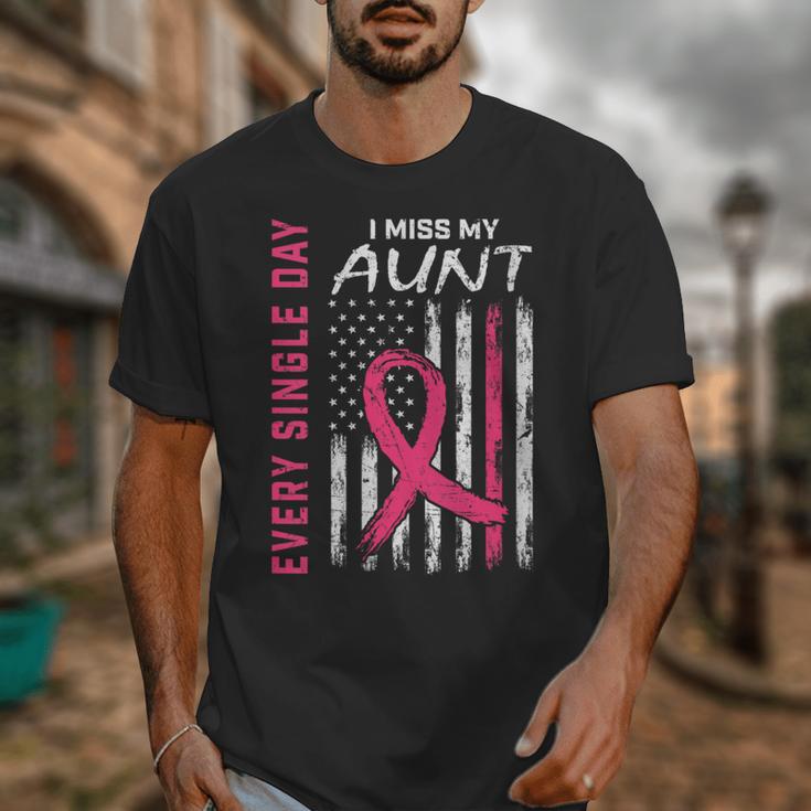 In Memory Of Aunt Breast Cancer Awareness Tshirt Tees Shirts Unisex T-Shirt