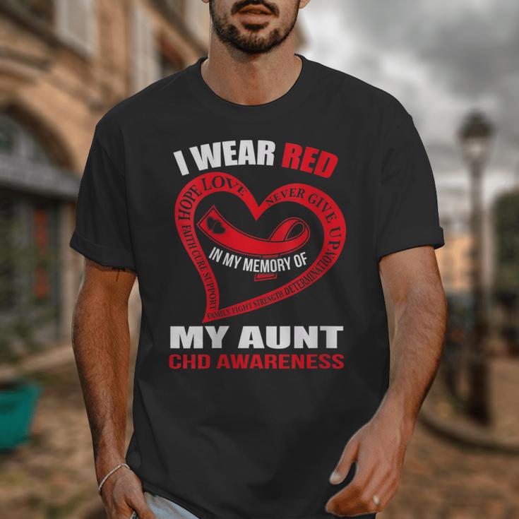 In My Memory Of My Aunt CHD AWARENESS Unisex T-Shirt In My Memory Of My Aunt CHD AWARENESS Unisex T-Shirt