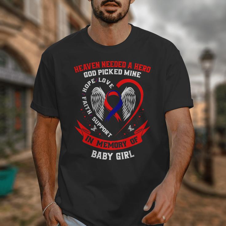 In Memory Of Baby Girl CHD Awareness Heart Disease Daughter Unisex T-Shirt