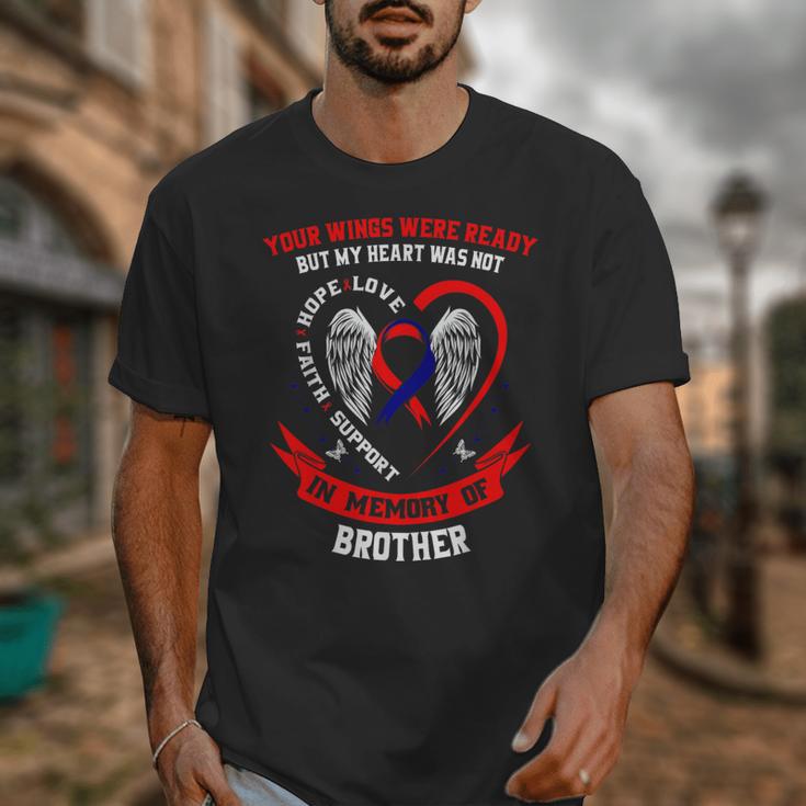 In Memory Brother CHD Heart Disease Awareness Memorial Unisex T-Shirt