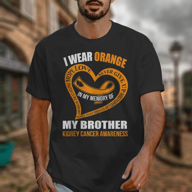 In My Memory Of My Brother KIDNEY CANCER AWARENESS Unisex T-Shirt