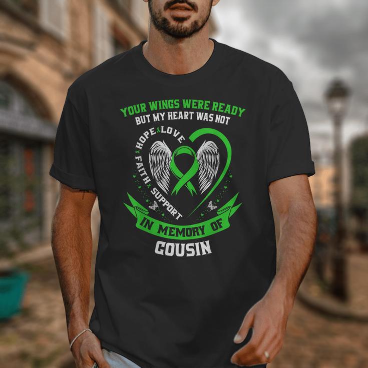 In Memory Of Cousin Non Hodgkins Lymphoma Awareness Cancer Unisex T-Shirt