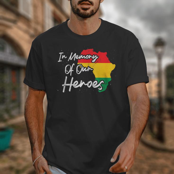 In Memory Of Our Heroes Pride Juneteenth Unisex T-Shirt