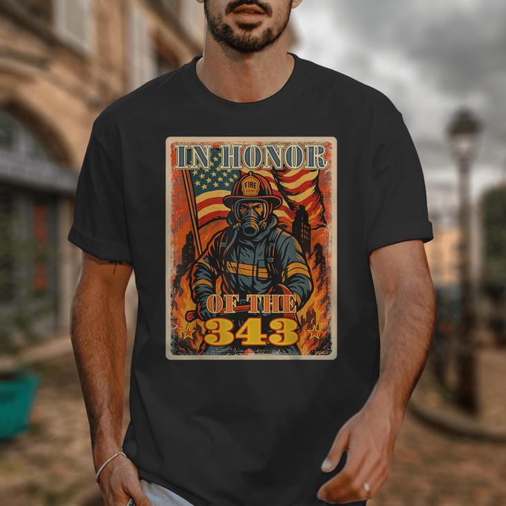 In Memory And Honor We Will Never Forget 343 Firefighters Unisex T-Shirt In Memory And Honor We Will Never Forget 343 Firefighters Unisex T-Shirt