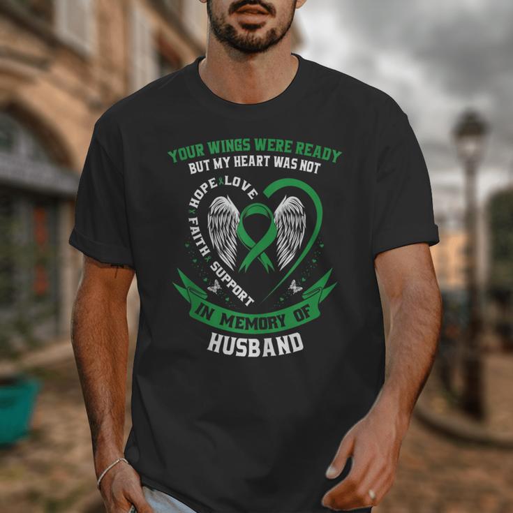 In Memory Of Husband Kidney Disease Awareness Products Unisex T-Shirt In Memory Of Husband Kidney Disease Awareness Products Unisex T-Shirt