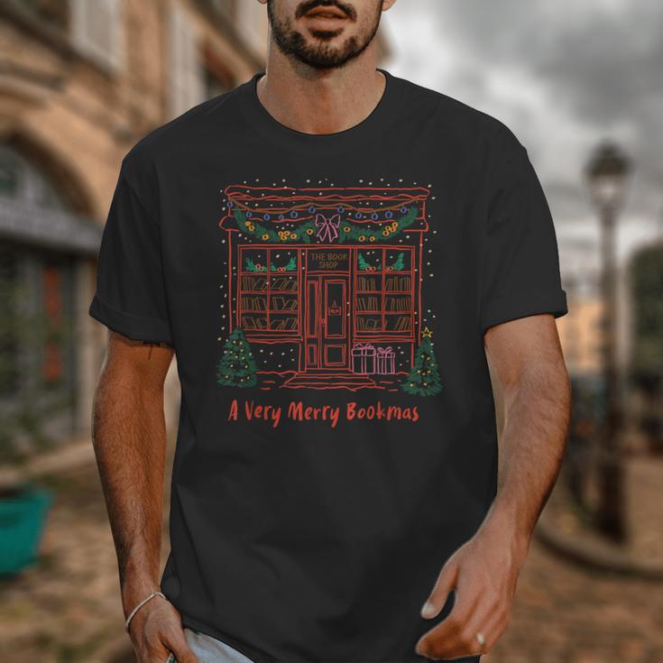 A Very Merry Bookmas Cozy Christmas Bookstore Holiday Cute Unisex T-Shirt A Very Merry Bookmas Cozy Christmas Bookstore Holiday Cute Unisex T-Shirt