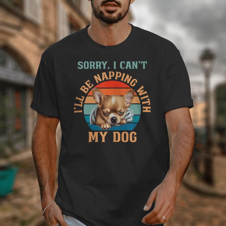 Napping Chihuahua Dog Breed Sleeping Pet Pup Introvert Unisex T-Shirt Napping Chihuahua Dog Breed Sleeping Pet Pup Introvert Unisex T-Shirt