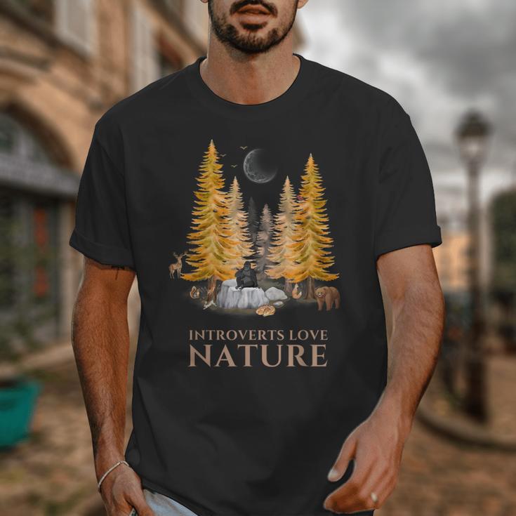 Nature Scene Tees For Introverts Quiet Escape Solitude Unisex T-Shirt