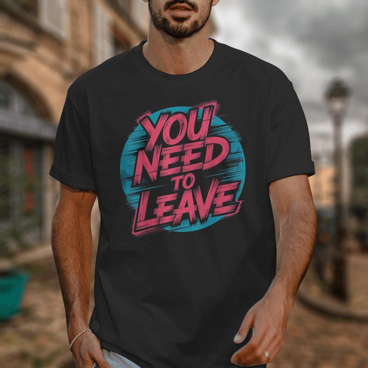 You Need To Leave Introvert Mood Space Unisex T-Shirt You Need To Leave Introvert Mood Space Unisex T-Shirt