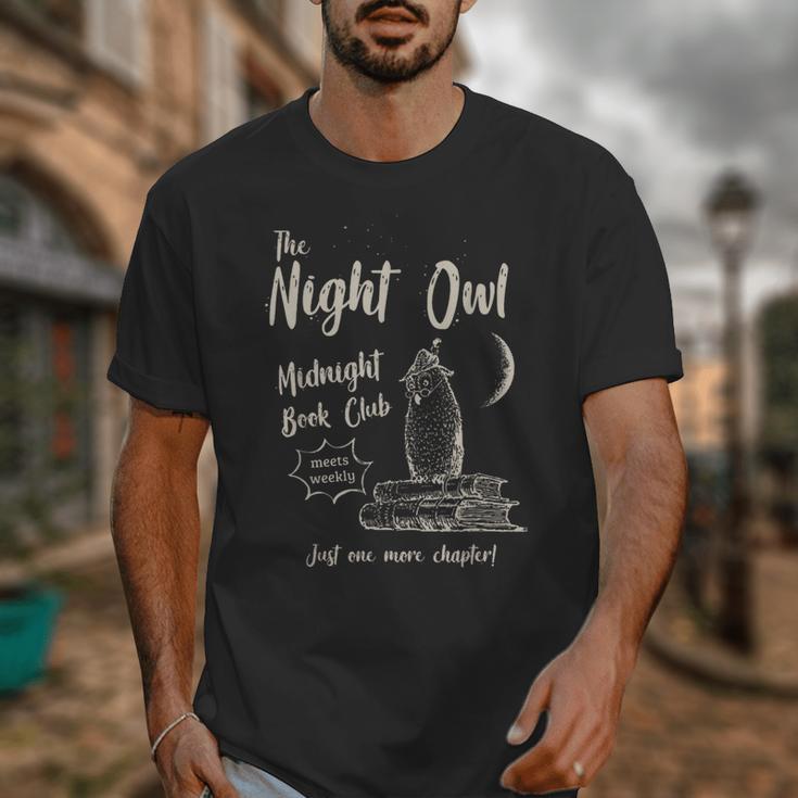 Night Owl Book Club Bookish Book Lover Tee Unisex T-Shirt