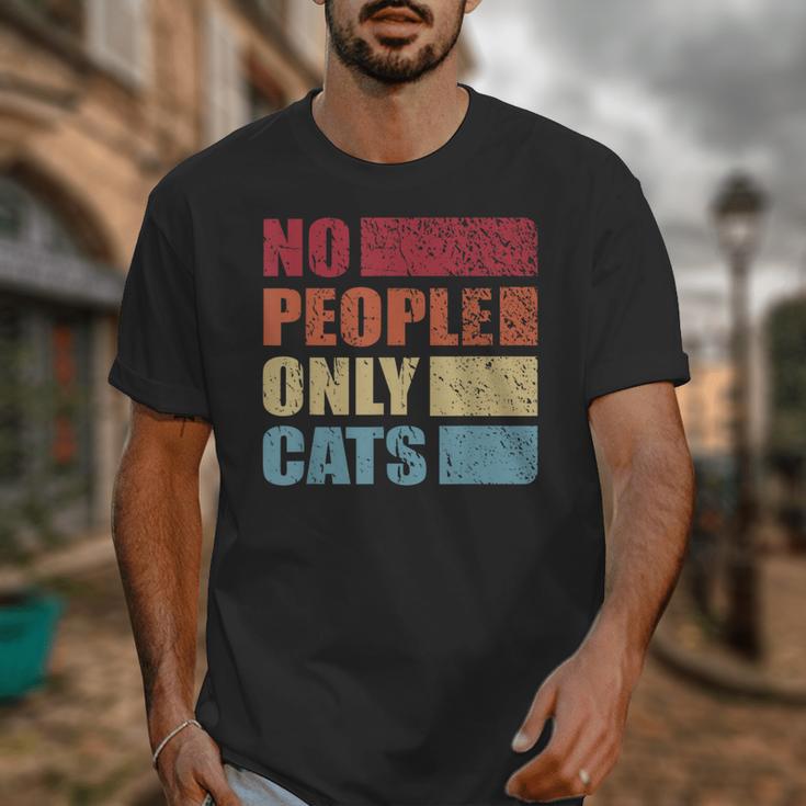 No People Only Cats Introvert Unisex T-Shirt No People Only Cats Introvert Unisex T-Shirt