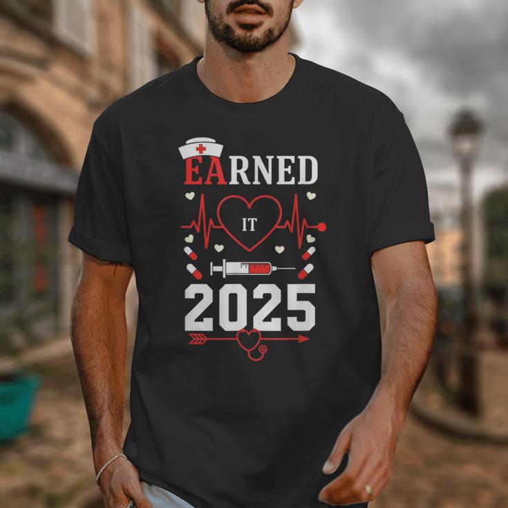 Nurse Earned It 2025 Nurse Graduation RN LPN Class Of 2025 Unisex T-Shirt